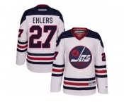 Men's Reebok Winnipeg Jets #27 Nikolaj Ehlers Authentic White 2016 Heritage Classic NHL Jersey