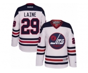 Men's Reebok Winnipeg Jets #29 Patrik Laine Authentic White 2016 Heritage Classic NHL Jersey