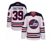 Men's Reebok Winnipeg Jets #39 Tobias Enstrom Authentic White 2016 Heritage Classic NHL Jersey