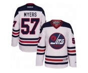 Men's Reebok Winnipeg Jets #57 Tyler Myers Authentic White 2016 Heritage Classic NHL Jersey