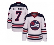 Men's Reebok Winnipeg Jets #7 Ben Chiarot Authentic White 2016 Heritage Classic NHL Jersey