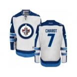 Men's Reebok Winnipeg Jets #7 Ben Chiarot Authentic White Away NHL Jersey