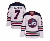 Men's Reebok Winnipeg Jets #7 Keith Tkachuk Authentic White 2016 Heritage Classic NHL Jersey