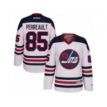 Men's Reebok Winnipeg Jets #85 Mathieu Perreault Authentic White 2016 Heritage Classic NHL Jersey