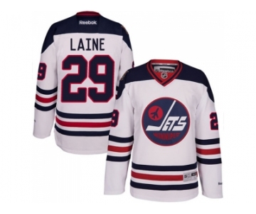 Men's Winnipeg Jets #29 Patrik Laine White 2016 Heritage Classic NHL Jersey