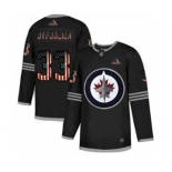 Men's Winnipeg Jets #33 Dustin Byfuglien Black USA Flag Limited Hockey Jersey