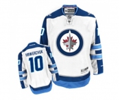 Reebok Winnipeg Jets #10 Dale Hawerchuk Authentic White Away NHL Jersey