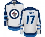 Reebok Winnipeg Jets #17 Adam Lowry Authentic White Away NHL Jersey