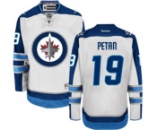 Reebok Winnipeg Jets #19 Nic Petan Authentic White Away NHL Jersey