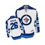 Reebok Winnipeg Jets #26 Blake Wheeler Authentic White Away NHL Jersey