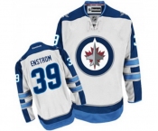 Reebok Winnipeg Jets #39 Tobias Enstrom Authentic White Away NHL Jersey