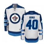 Reebok Winnipeg Jets #40 Joel Armia Authentic White Away NHL Jersey