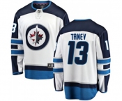 Winnipeg Jets #13 Brandon Tanev Fanatics Branded White Away Breakaway NHL Jersey