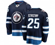 Winnipeg Jets #25 Paul Stastny Fanatics Branded Navy Blue Home Breakaway NHL Jersey