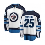 Winnipeg Jets #25 Paul Stastny Fanatics Branded White Away Breakaway NHL Jersey