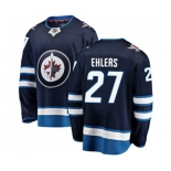 Winnipeg Jets #27 Nikolaj Ehlers Fanatics Branded Navy Blue Home Breakaway NHL Jersey