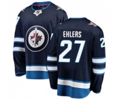 Winnipeg Jets #27 Nikolaj Ehlers Fanatics Branded Navy Blue Home Breakaway NHL Jersey