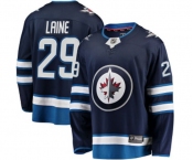 Winnipeg Jets #29 Patrik Laine Fanatics Branded Navy Blue Home Breakaway NHL Jersey