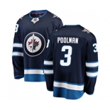 Winnipeg Jets #3 Tucker Poolman Fanatics Branded Navy Blue Home Breakaway NHL Jersey