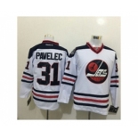 Winnipeg Jets #31 Ondrej Pavelec Stitched White NHL Jersey