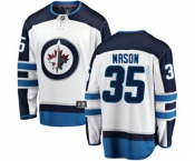 Winnipeg Jets #35 Steve Mason Fanatics Branded White Away Breakaway NHL Jersey