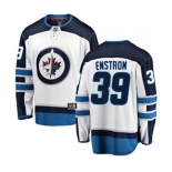 Winnipeg Jets #39 Tobias Enstrom Fanatics Branded White Away Breakaway NHL Jersey