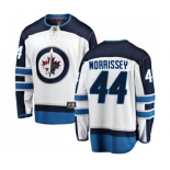 Winnipeg Jets #44 Josh Morrissey Fanatics Branded White Away Breakaway NHL Jersey