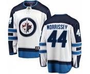 Winnipeg Jets #44 Josh Morrissey Fanatics Branded White Away Breakaway NHL Jersey