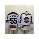 Winnipeg Jets #55 Scheifele Stitched White NHL Jersey