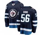 Winnipeg Jets #56 Marko Dano Fanatics Branded Navy Blue Home Breakaway NHL Jersey