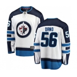 Winnipeg Jets #56 Marko Dano Fanatics Branded White Away Breakaway NHL Jersey