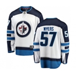 Winnipeg Jets #57 Tyler Myers Fanatics Branded White Away Breakaway NHL Jersey