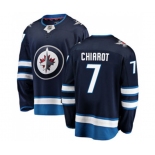 Winnipeg Jets #7 Ben Chiarot Fanatics Branded Navy Blue Home Breakaway NHL Jersey