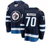 Winnipeg Jets #70 Joe Morrow Fanatics Branded Navy Blue Home Breakaway NHL Jersey