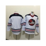 Winnipeg Jets Blank Stitched White NHL Jersey