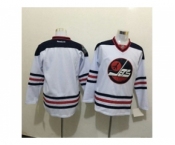 Winnipeg Jets Blank Stitched White NHL Jersey