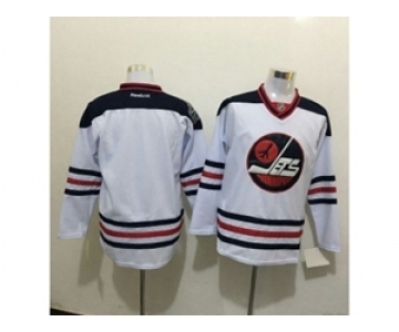 Winnipeg Jets Blank Stitched White NHL Jersey