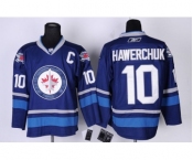 nhl Winnipeg Jets #10 Dale Hawerchuk Blue New Jersey