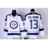 nhl Winnipeg Jets #13 Teemu Selanne White New Jersey