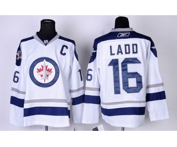 nhl Winnipeg Jets #16 Andrew Ladd White New Jersey