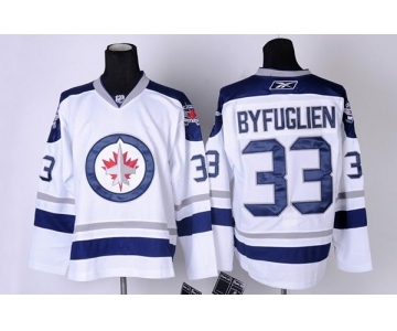 nhl Winnipeg Jets #33 Dustin Byfuglien White New Jersey