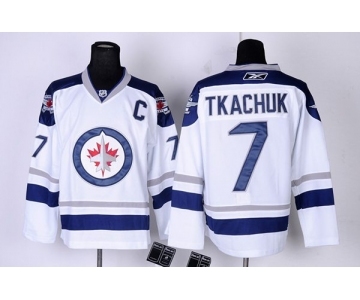 nhl Winnipeg Jets #7 Keith Tkachuk White New Jersey