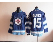 nhl jerseys winnipeg jets #15 glrss blue 2011 new