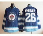 nhl jerseys winnipeg jets #26 wheeler blue 2011 new