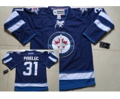 nhl jerseys winnipeg jets #31 prvelec blue 2011 new