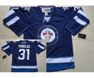 nhl jerseys winnipeg jets #31 prvelec blue 2011 new