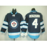 nhl jerseys winnipeg jets #4 bogosian blue 2011 new