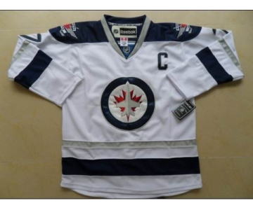 nhl jerseys winnipeg jets #7 tkachuk white(C patch) 2012 new