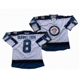 nhl jerseys winnipeg jets #8 burmiatrov white 2011 new