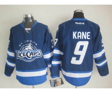 nhl jerseys winnipeg jets #9 kane blue 2012 new